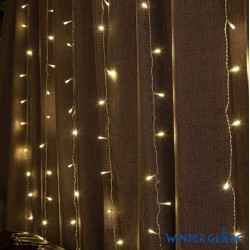 WINTER GLADE Электрическая гирлянда-занавес Winter Glade 192 лампы Тёплый белый CB192