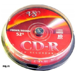 VS CD-R 80MIN 52x CAKE (10)