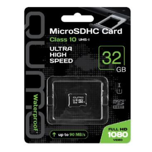 QUMO (24629) MicroSDHC 32GB - UHS-I CLASS 10 3.0 - без адаптера