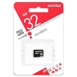 SMARTBUY (SB32GBSDCL4-00) MICRO SDHC 32GB CLASS 4 (без адаптера)