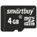 SMARTBUY (SB4GBSDCL4-01) MicroSDHC 4GB Class4 + адаптер
