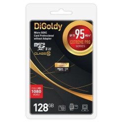 DIGOLDY 256GB microSDXC Class 10 UHS-1 Extreme Pro (U3) [DG256GCSDXC10UHS-1-ElU3 w]