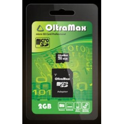 OLTRAMAX MicroSDHC 2GB + адаптер SD