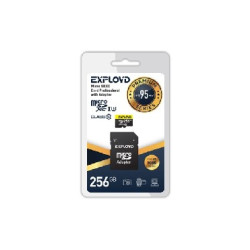 EXPLOYD MicroSDXC 256GB Class10 + адаптер SD (95MB/s)