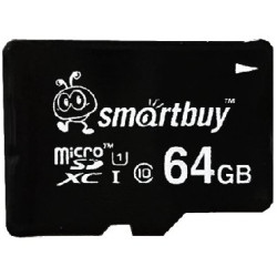 SMARTBUY (SB64GBSDCL10-00) MicroSDXC 64GB Class10 UHS-1