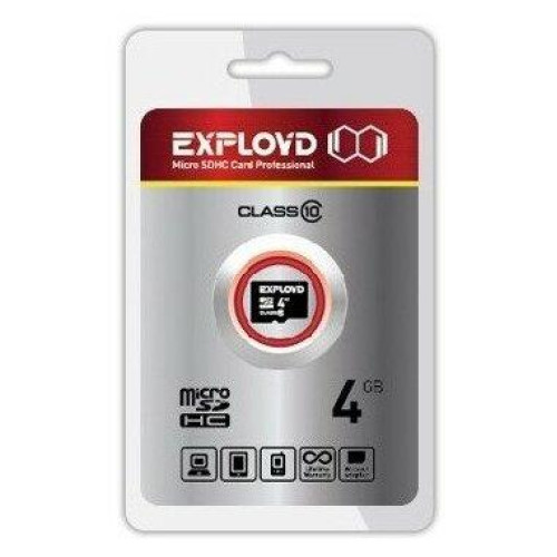 EXPLOYD MicroSDXC 256GB Class10 + адаптер SD (95MB/s)