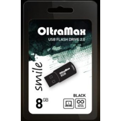 OLTRAMAX 8GB Smile USB2.0 черный