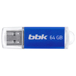BBK 064G-RCT синий, 64Гб, USB2.0, ROCKET серия