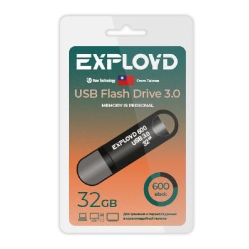 EXPLOYD EX-32GB-600-Black USB 3.0