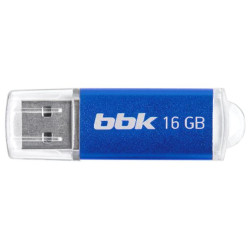 BBK 016G-RCT синий, 16Гб, USB2.0, ROCKET серия