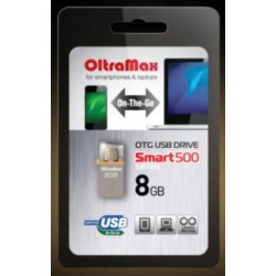 OLTRAMAX 8GB 500 SMART USB2.0 светло-серый