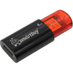 SMARTBUY (SB4GBCL-K) 4GB CLICK black/red