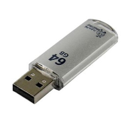 SMARTBUY (SB64GBVC-S3) 64GB V-CUT SILVER USB 3.0