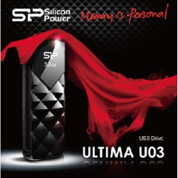 SILICON POWER 32GB ULTIMA U03 черный выдвижной
