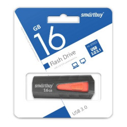 SMARTBUY (SB16GBIR-K3) 16GB IRON BLACK/RED USB3.0