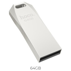 HOCO (6957531099864) Флэш драйв USB 64GB 2.0 UD4 Silver