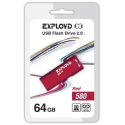 EXPLOYD 64GB-580-красный