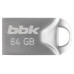 BBK 064G-TG106 металлик, 64Гб, USB2.0, TG серия