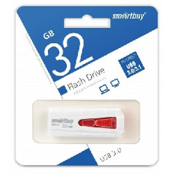 SMARTBUY 32GB IRON WHITE/RED USB3.0