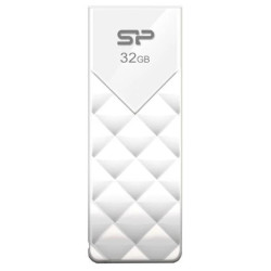 SILICON POWER (SP032GBUF2U03V1W) 32GB ULTIMA U03 белый выдвижной