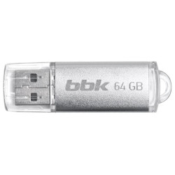 BBK 064G-RCT серебро, 64Гб, USB2.0, ROCKET серия