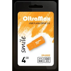 OLTRAMAX 4GB Smile USB2.0 оранжевый