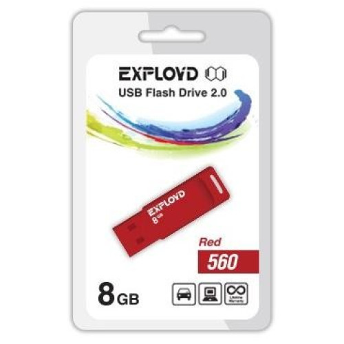 EXPLOYD 8GB-560-красный