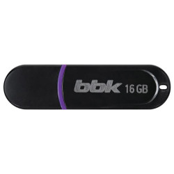 BBK 016G-JET черный, 16Гб, USB2.0, JET серия
