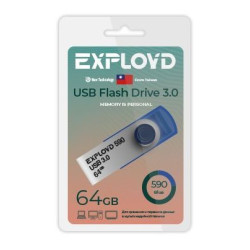 EXPLOYD EX-64GB-590-Blue USB 3.0