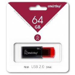 SMARTBUY (SB64GBCL-K) 64GB CLICK black/red
