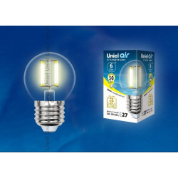 UNIEL UL-00002203 LED-G45-6W/WW/E27/CL GLA01TR