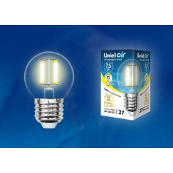 UNIEL LED-G45-7,5W/WW/E27/CL GLA01TR картон