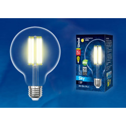 UNIEL LED-G95-15W/3000K/E27/CL PLS02WH картон