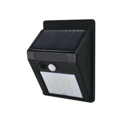 DUWI 25012 8 Светильник светодиодный Solar LED, на солнечных батареях, 4Вт, 6500К, 150Лм, IP65, с датчиком движения, цвет черный, duwi