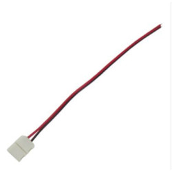 ECOLA SC28C1ESB ECOLA LED strip connector соед. кабель с одним 2-х конт. зажимным разъемом 8mm 15 см. уп. 3 шт. Ширина ленты/сечение 8 мм Длина 15 см