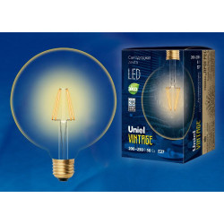 UNIEL LED-G125-8W/GOLDEN/E27 GLV21GO