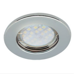 ECOLA FC1621EFY LIGHT MR16 DL90 GU5.3 Светильник встр. плоский Хром 30X80 - 2PACK (кD74)