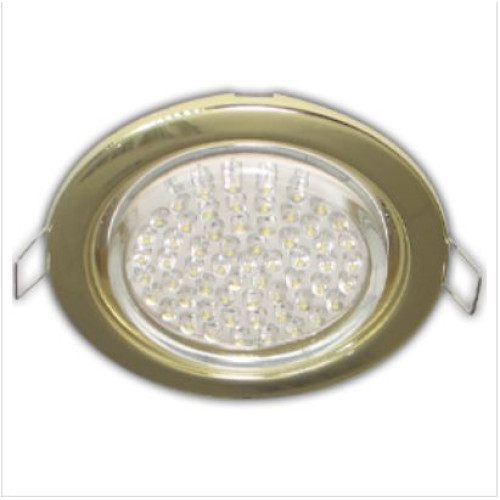 ECOLA FG5310ECB GX53 H4 DOWNLIGHT WITHOUT REFLECTOR_GOLD (светильник) 38X106 - 10 PACK (кD102)