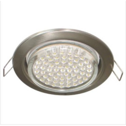 ECOLA FS53P2ECB GX53 H4 DOWNLIGHT WITHOUT REFLECTOR_SATIN CHROME (светильник) 38X106 - 2PACK (кD102)