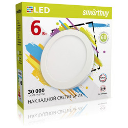 SMARTBUY (SBL-RSDL-6-65K) светильник Round 6w/6500K/IP20