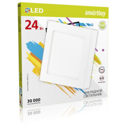 SMARTBUY (SBL-SqSDL-24-4K) светильник Square SDL 24w00K/IP20