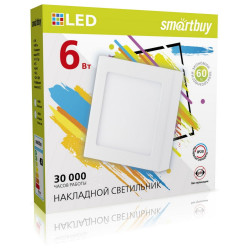 SMARTBUY (SBL-SqSDL-6-65K) светильник Square SDL 6w/6500K/IP20