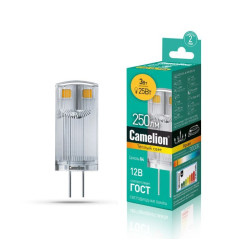 CAMELION LED3-G4-JC-NF/830/G4 (Эл.лампа светодиодная 3Вт 12В AC/DC)