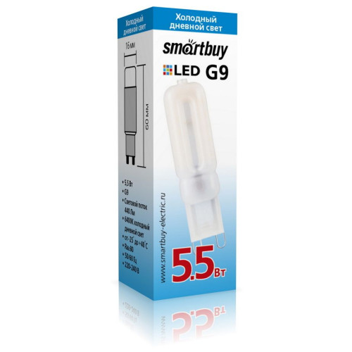 SMARTBUY (SBL-G9 5_5-64K) G9-5,5W/6400/G9