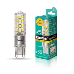 CAMELION LED6-G9-NF/830/G9 (Эл.лампа светодиодная 6Вт 220В)