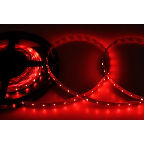 LAMPER (141-331) LED лента 5м открытая, 8 мм, IP23, SMD 2835, 60 LED/m, 12 V, цвет свечения красный LAMPER