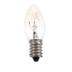 CAMELION 7/P/CL/E14 (Эл.лампа накаливания для ночников, прозрачная, 1шт, 220V, 7W, Е14)