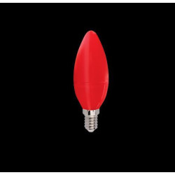 ECOLA C4TR60ELY CANDLE LED COLOR 6,0W 220V E14 RED свеча Красная матовая колба 103X37