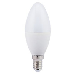 ECOLA C4LW80ELC CANDLE LED 8,0W 220V E14 2700K свеча (композит) 100X37