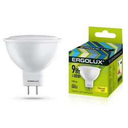 ERGOLUX LED-JCDR-9W-GU5.3-3K (Эл.лампа светодиодная JCDR 9Вт GU5.3 3000K 180-240В)